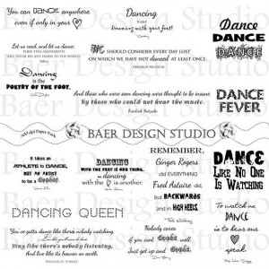 QUOTES about DANCING digital word art about by BaerDesignStudio, $5.00