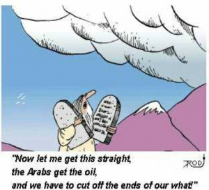 Funny Jewish Torah Oil Circumcision Cartoon