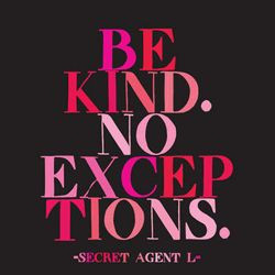Secret Agent L - all about doing random acts of kindness...