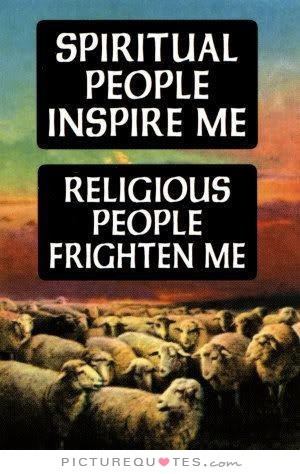 ... Me. Religious People Frighten Me Quote | Picture Quotes & Sayings