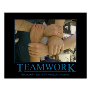 Teamwork Poster by foggylemon