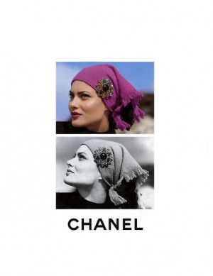 SHALOM HARLOW Chanel Ad
