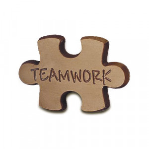 Teamwork Chocolate Puzzle Piece - Stock No Logo