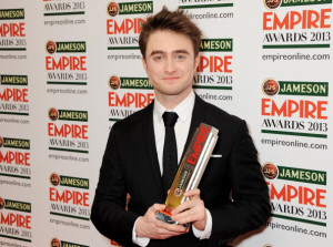 Daniel Radcliffe wins & Domhnall Gleeson attend 2013 Jameson Empire ...