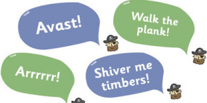 Preview: Pirates Display Quote Cut-Out Speech Bubbles