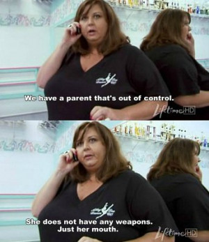 Best part on Abby Lee Miller is that she has a big mouth- We all ...