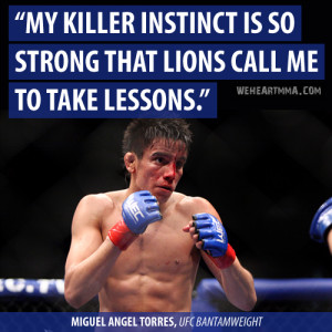 My killer instinct is so strong that lions call... | WeHeartMMA