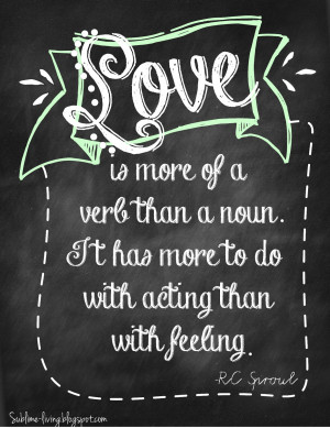 More Chalkboard Art Quote: Kind Words & Love in Action
