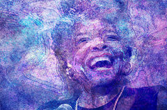 Maya Angelou Tapestries-textiles - Maya Angelou by D Walton