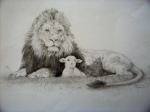 Lion And Lamb Moosefactor