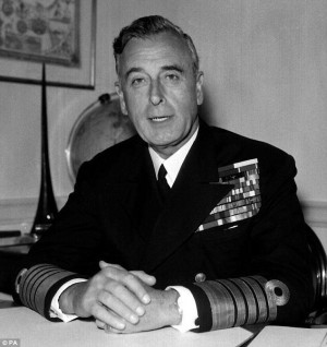 Lord Louis Mountbatten, a second cousin to the Queen, who was murdered ...
