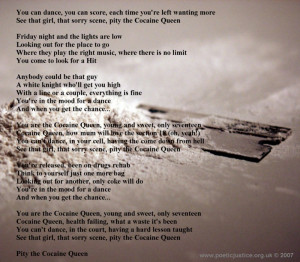 Poetic Justice: Cocaine Queen