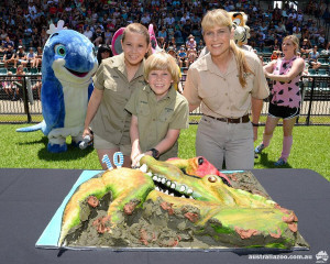 bob irwin the youngest child of the late steve irwin