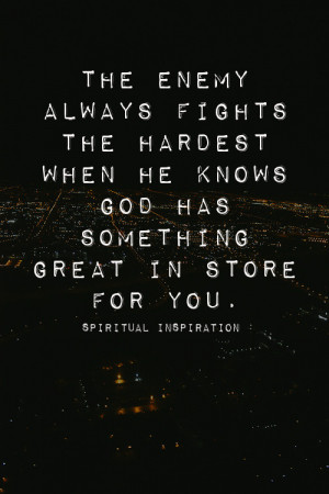 God has something great in store for you