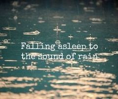 Falling asleep☔️ | via Tumblr
