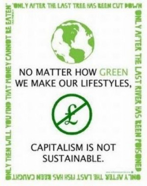 Capitalism is not sustainable