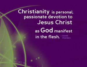 Oswald Chambers quote