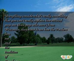 ... that you can t really explain how excited guys are even guys who