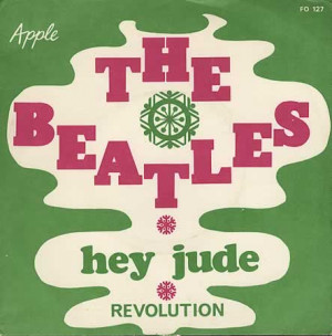 The Beatles, Hey Jude - P/S - 3rd, France, Deleted, 7
