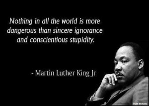 In honour of Martin Luther King Jr Day in Quotes