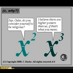 higher powers x algebra exponent religous