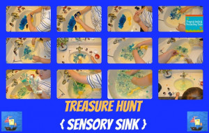 Treasure Hunt {Sensory Sink}