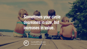 Sometimes your circle decreases in size, but increases in value. love ...