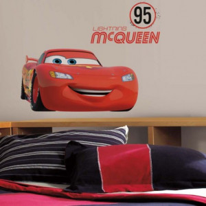 Disney∙Pixar Lightning McQueen Number 95 Giant Wall Decals