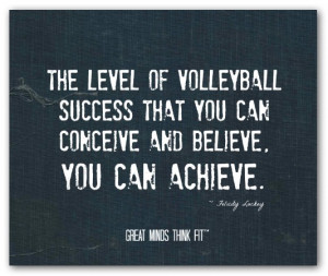 volleyball quote 014 the level of volleyball success that you can ...