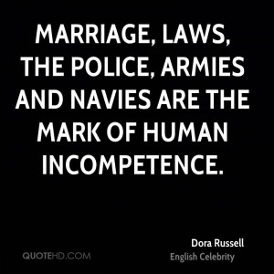 Dora Russell Marriage Quotes