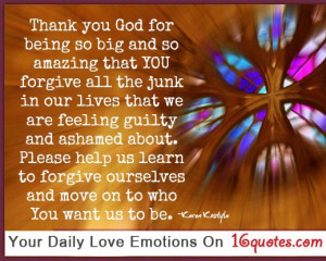 Thank You God For Being So Big And So