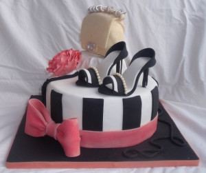 happy birthday fashion cake