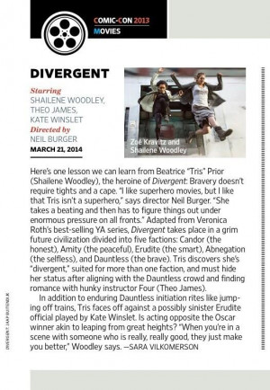 New Still From Divergent Featuring Tris and Christina Jumping Off The ...