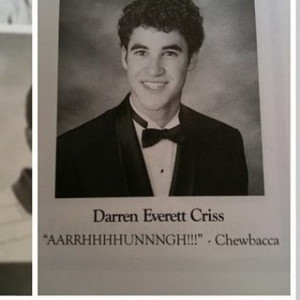 Senior Quote, well played Darren... Well played.