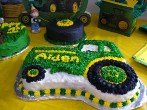 John Deere 1st Birthday Cakes