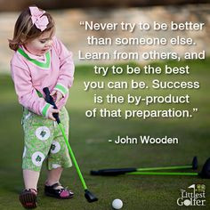 golf teaches success baby golf rules # startyoungerplaylonger ...