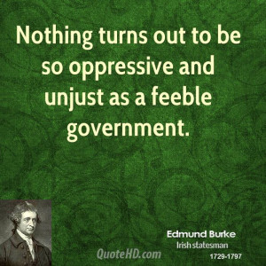 Edmund Burke Government Quotes