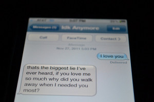 Even if you only lie to me once,