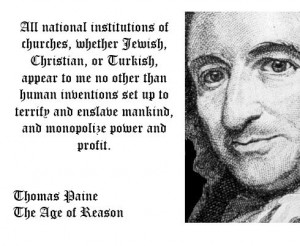 ... mankind - thomas paine, church, founding fathers, quotes, enslavement