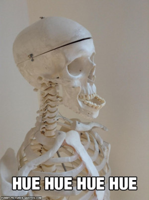 Skeleton Having A Good Time