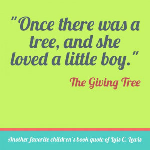 The Giving Tree Book Quotes Giving tree quote