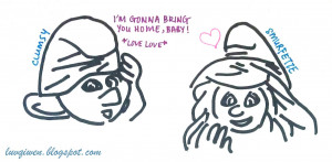 Being clumsy-ly in LOVE with Smurfette brings more faith for Clumsy to ...