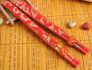 FREE SHIPPING Wedding Chopsticks Chinese Bamboo Gift Household Dragon ...