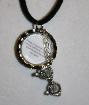 Harry Potter Luna Lovegood Quote Charm Necklace