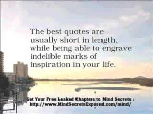 ... Engrave Indelible Marks of Inspiration In Your Life ~ Leadership Quote