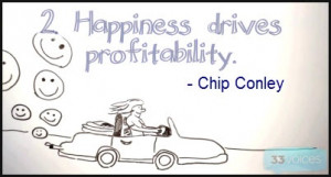 Insight #2 from Chip Conley - Happiness Drives Profitability. click on ...