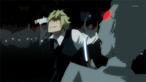 anime durarara shizuo heiwajima shizuo animated GIF