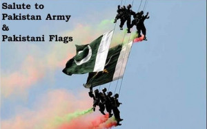 Pakistan Flag Lovers - Pakistan Army paratroopers with Pakistani flag ...