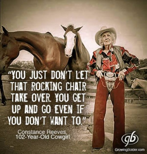 Constance the 102 year old Cowgirl Photograph courtesy of Growing ...