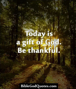 Be Thankful